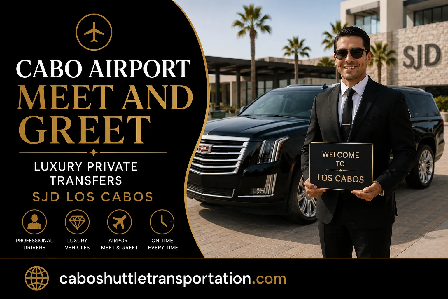 Cabo Airport Meet and Greet Luxury Private Transfers SJD Los Cabos_resultado